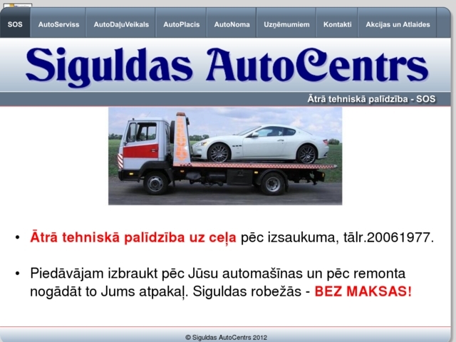 Siguldas Autocentrs, SIA